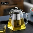 HNGMEI High Quality Heat Resistant Office Glass Teapot for Chinese Kung