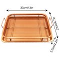 HNGMEI Nonstick Copper Baking Pan for Oil Frying and Baking Versatile