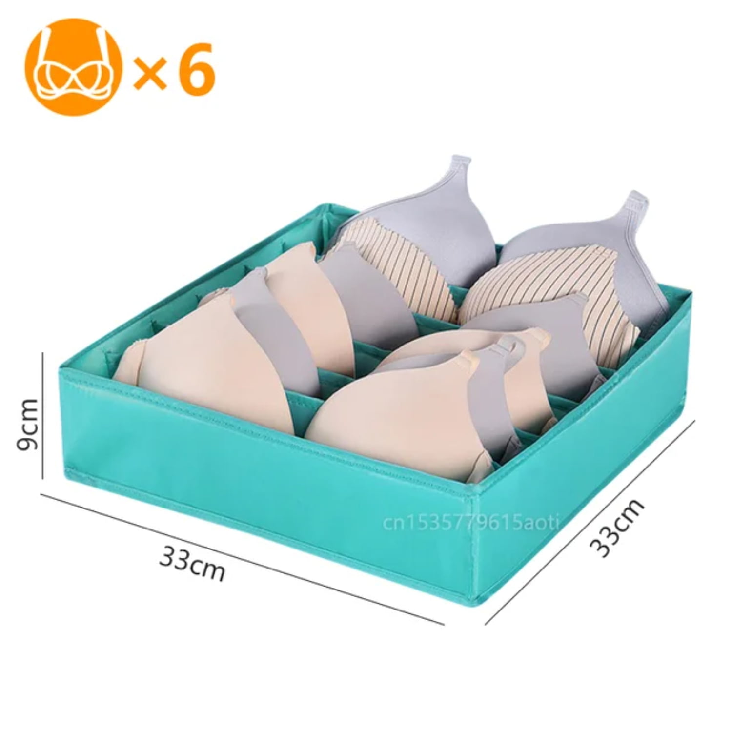 HNGMEI Organizer Bra Underwear Box Drawer Socks Clothes