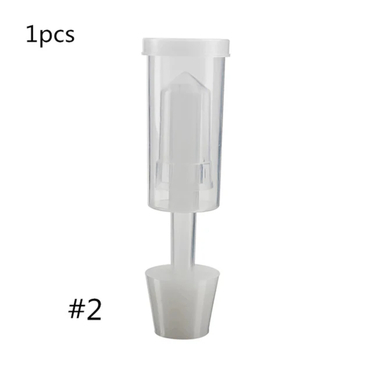 HNGMEI Silicone Grommet Plastic Cylinder Fermentor Airlock Set for Homebrewing with OneWay