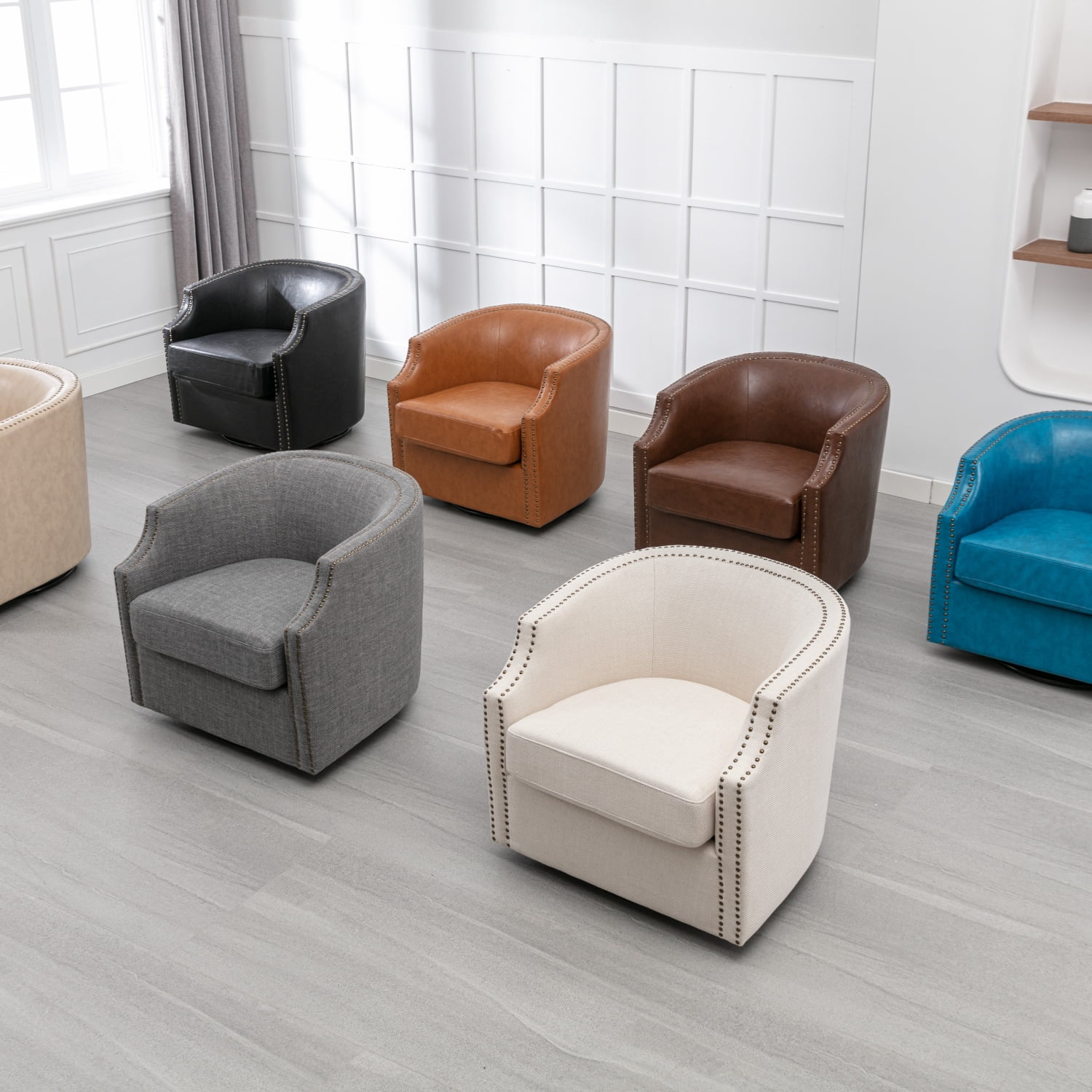 HNGMNGT Stylish COOLMORE Swivel Chair Comfortable Living Room Chair