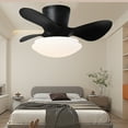 HNGMTNG 24” Modern Ceiling Fan with Light and Remote Low Profile Flush