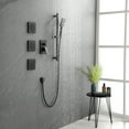 HNGMTNG Shower System with Shower Head Hand Shower Slide Bar Bodysprays