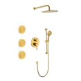 HNGMTNG Shower System with Shower Head Hand Shower Slide Bar Bodysprays