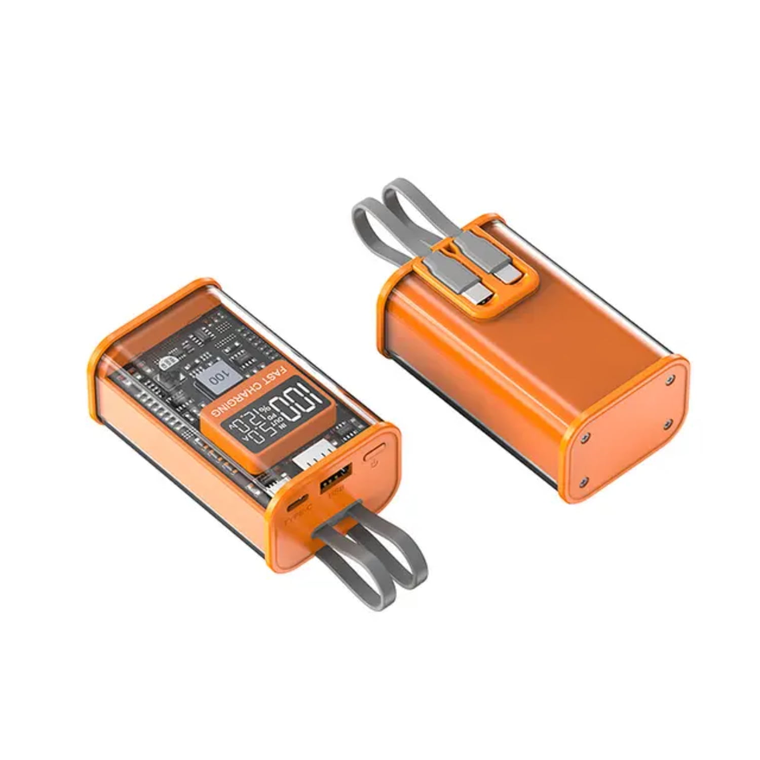 HNGPNGH 18650/21700 Battery Charger Case DIY Power Bank Box 5V PD22.5W