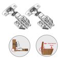HNGPNGH 2 Pcs Quiet Soft Close Stainless Steel Door Hinges with