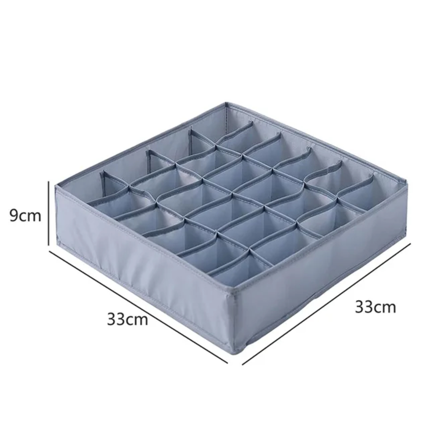 HNGPNGH Foldable Drawer Organizer with 24 Grids for Underwear Bras