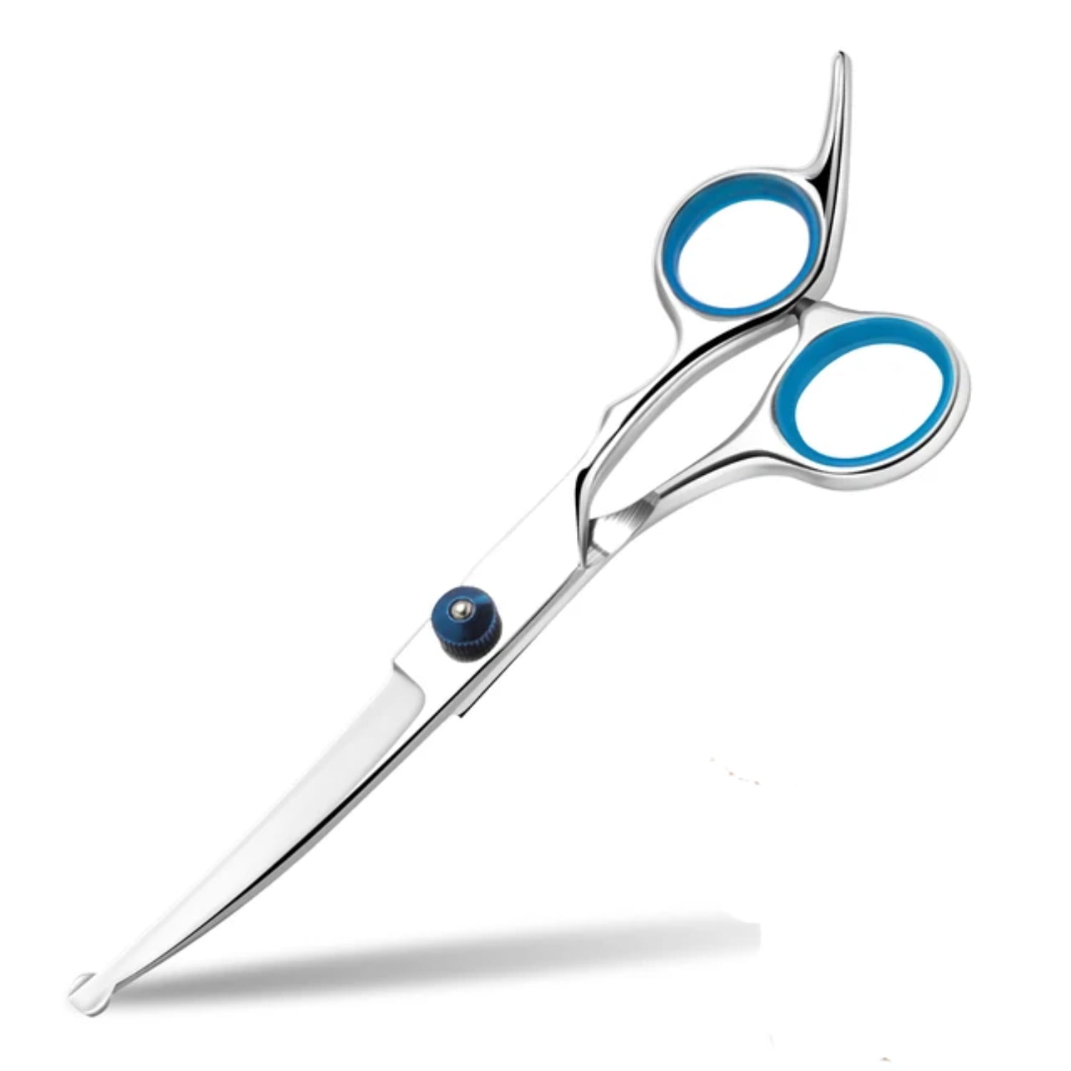 HNGPNGH Portable Professional Round Tip Stainless Steel Pet Grooming Scissors Safe Dog Hair