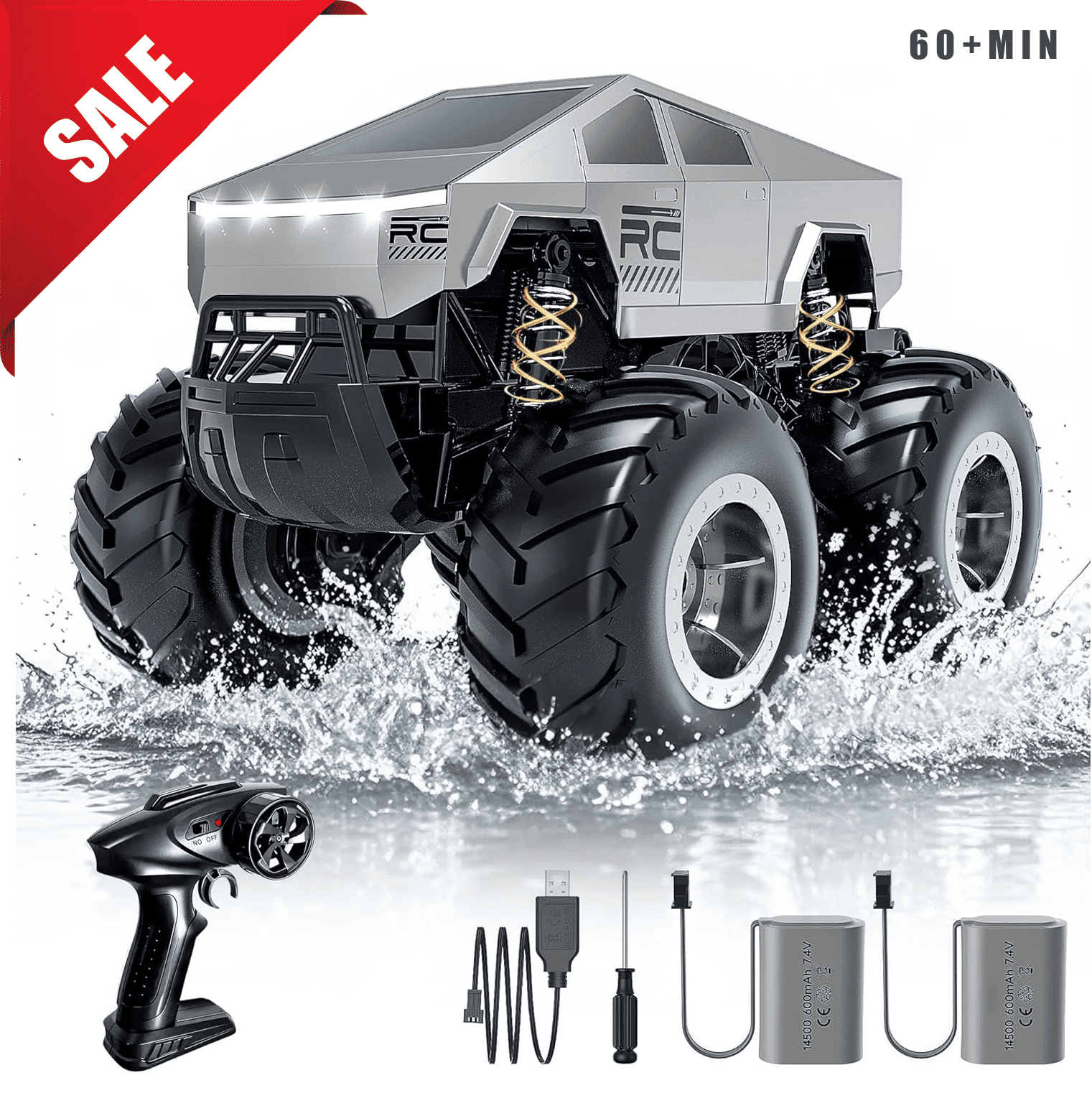 Walmart Black Friday Deals 2025 - HNH 1:16 4WD Waterproof RC Trucks Toy RC Cars for All Terrain,Hobby Monster Truck Toys Vehicles Kids Gifts for Boys/Girls Age 6+