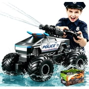 HNH 1:16 RC Waterproof Monster Truck, Amphibious RC Cars 4WD Remote Control Car Trucks, All Terrain Off-Road Pickup Cybertruck Toy for 6-15 Year Old Boys Girls 