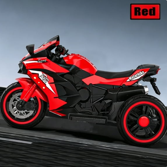HNH 12V Kids Motorcycle for 3-6 Years Boy and Girl, Electric Motorcycle for Kids, 3 Wheels Toddler Motorcycle with Remote Control