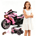thumbnail image 1 of HNH 12V Ride on Motorcycle with Remote Control for Children, Battery Powered Kids Motorcycle 4Mph, 100Lbs Max, 1 of 8