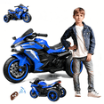 thumbnail image 1 of HNH 12V Ride on Motorcycle with Remote Control for Children, Battery Powered Kids Motorcycle 4Mph, 100Lbs Max, 1 of 7