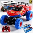 thumbnail image 1 of HNH 1:16 Spider Monster Truck RC Car, 4WD All Terrain Off-road Remote Control Car with 2 Batteries, Lighting, Spray, 1 of 8