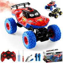 HNH 1:16 Monster Trucks Remote Control Car, 4WD Spider RC Car for Kids, RC Vehicle with Two Battery