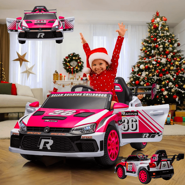 Children's electric ride on car with remote control outlet