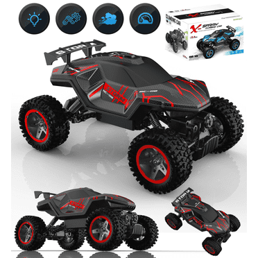 HNH RC Car for Kids, Monster Truck Remote Control Cars 60 Min Play, 25 Km/H Off-Road RC Car Gifts for Boys/Girls Ages 6 