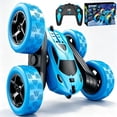 thumbnail image 1 of HNH Remote Control Car, RC Cars Toys for Kids Ages 4-12, Stunt Car with LED Lights & 360° Flips, 2.4GHz, 2 Batteries, Blue, 1 of 9