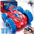 thumbnail image 1 of HNH Spider Remote Control Car, Double Sided Mini RC Stunt Car, 360°Rotating 4WD Off-Road RC Cars, Outdoor Rechargeable Toy Car for Boys Age 4-7 8-12 Birthday Xmas Gift, 1 of 10