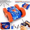 thumbnail image 1 of HNH Spider RC Stunt Cars for Kids, 360°Rotating 4WD Remote Control Car, Spider Toys for 3-10 Year Old Boy Girl Birthday Gift, 1 of 11
