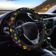 HNIAN Cactus Steering Wheel Cover Universal Size 15inch Soft Car Steering Wheel Cover for Women Girls Winter Warm Keeper Green