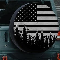 HNIAN Car Spare Tire Cover, Tire Covers for Truck, SUV, Trailer, Camper, Travel, Universal Fits Tire Diameter