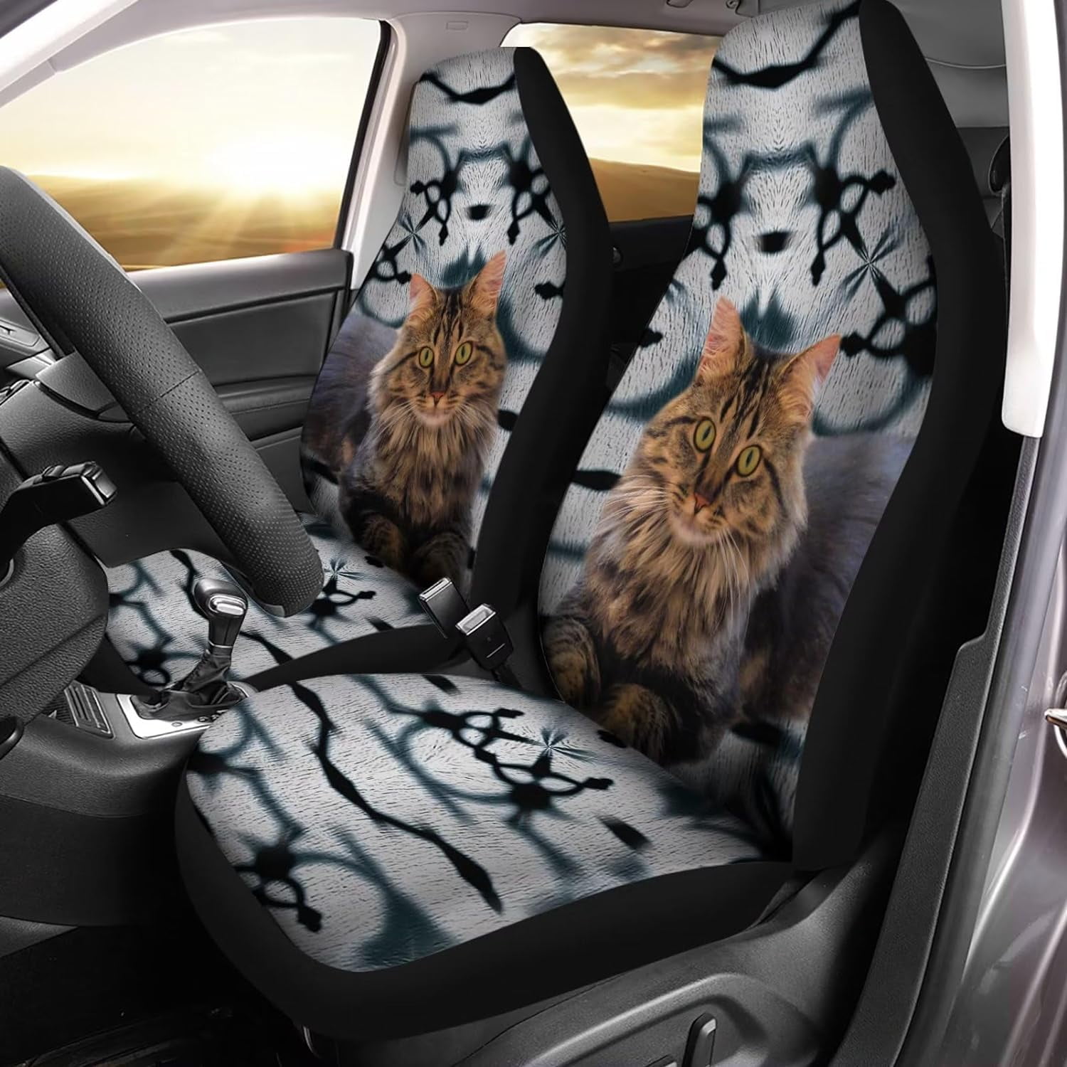 Car seat covers with cats on them hot sale
