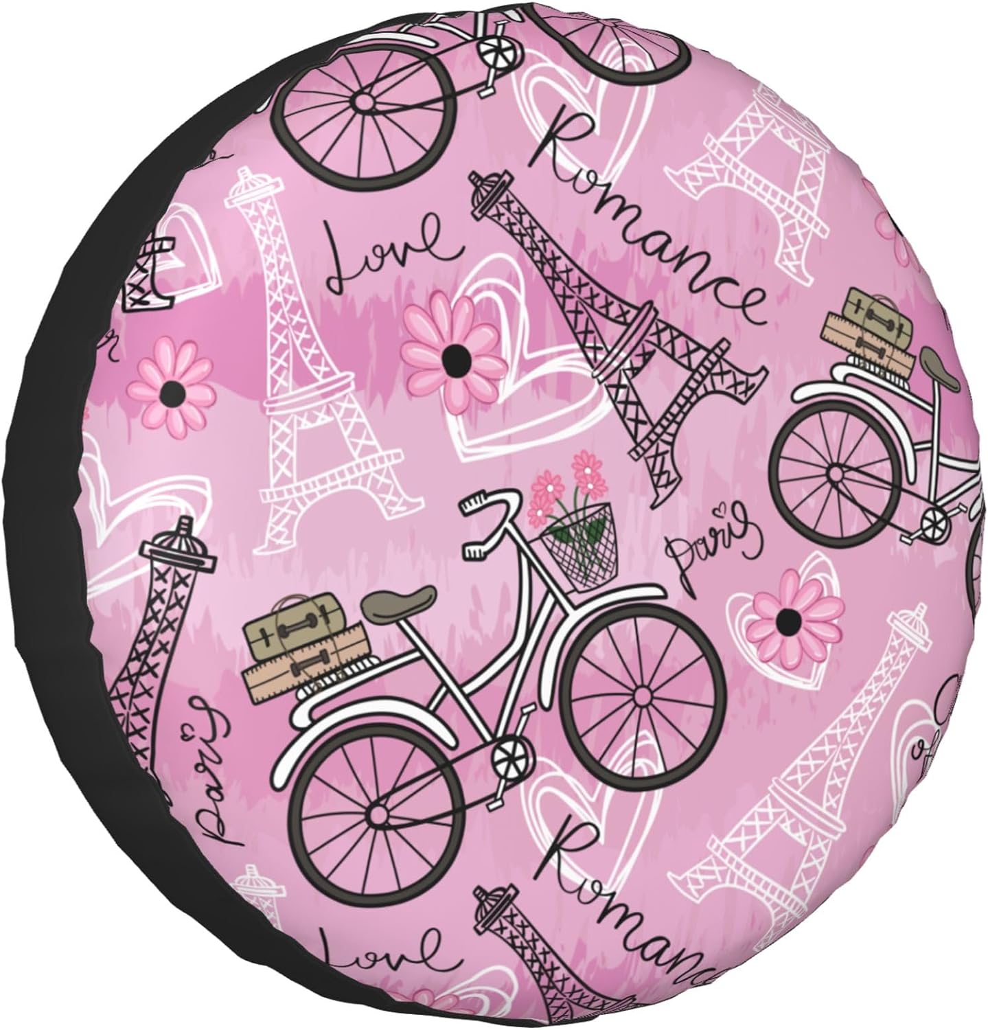 HNIAN Cute Dog Bone Spare Tire Cover Protectors, Weatherproof Wheel