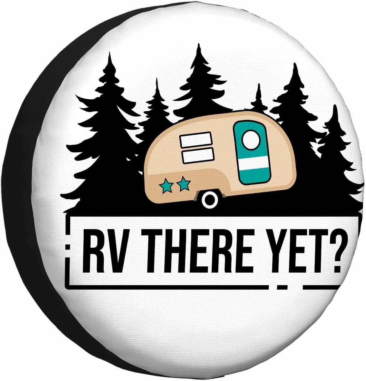 HNIAN Donut Spare Tire Cover Pink Doughnut Food Dessert Weatherproof