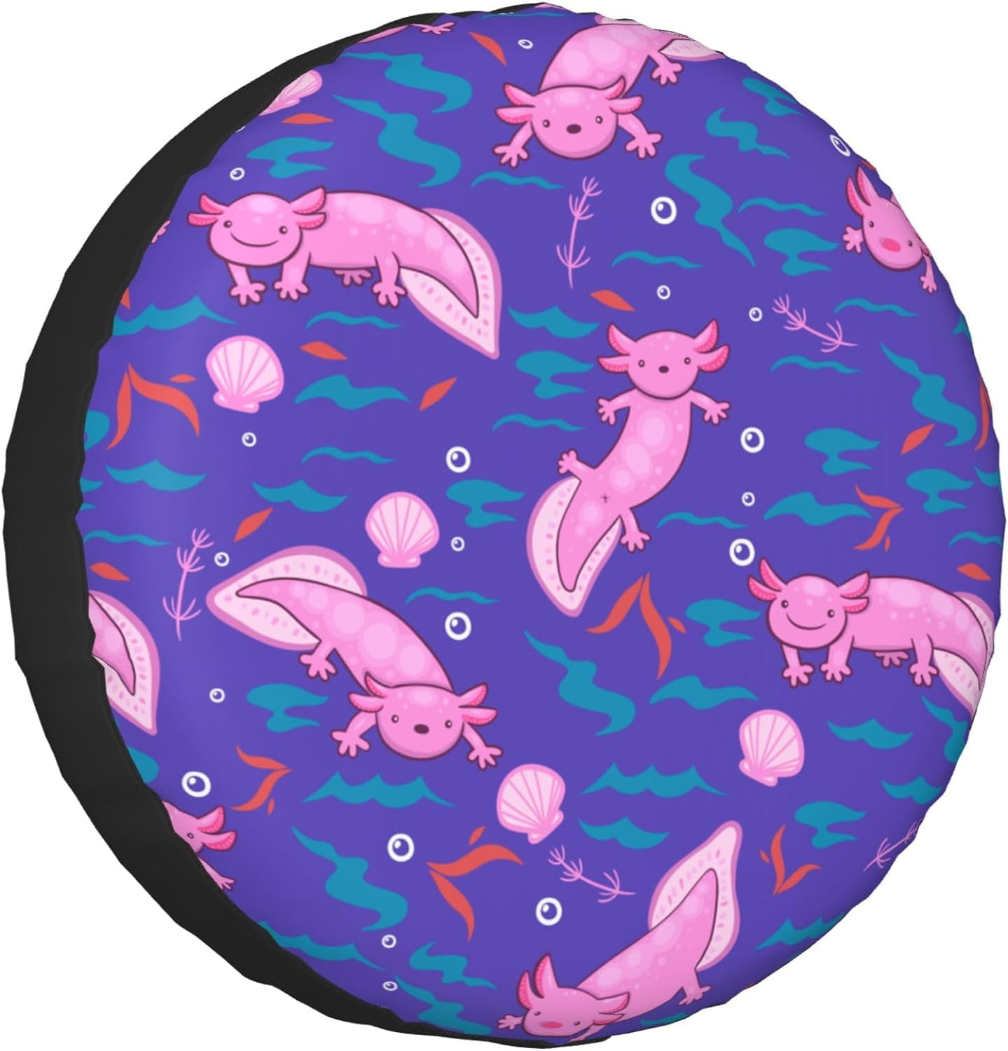 HNIAN Sea Map Spare Tire Cover Protectors, Weatherproof Wheel Tire Covers Universal Fit for