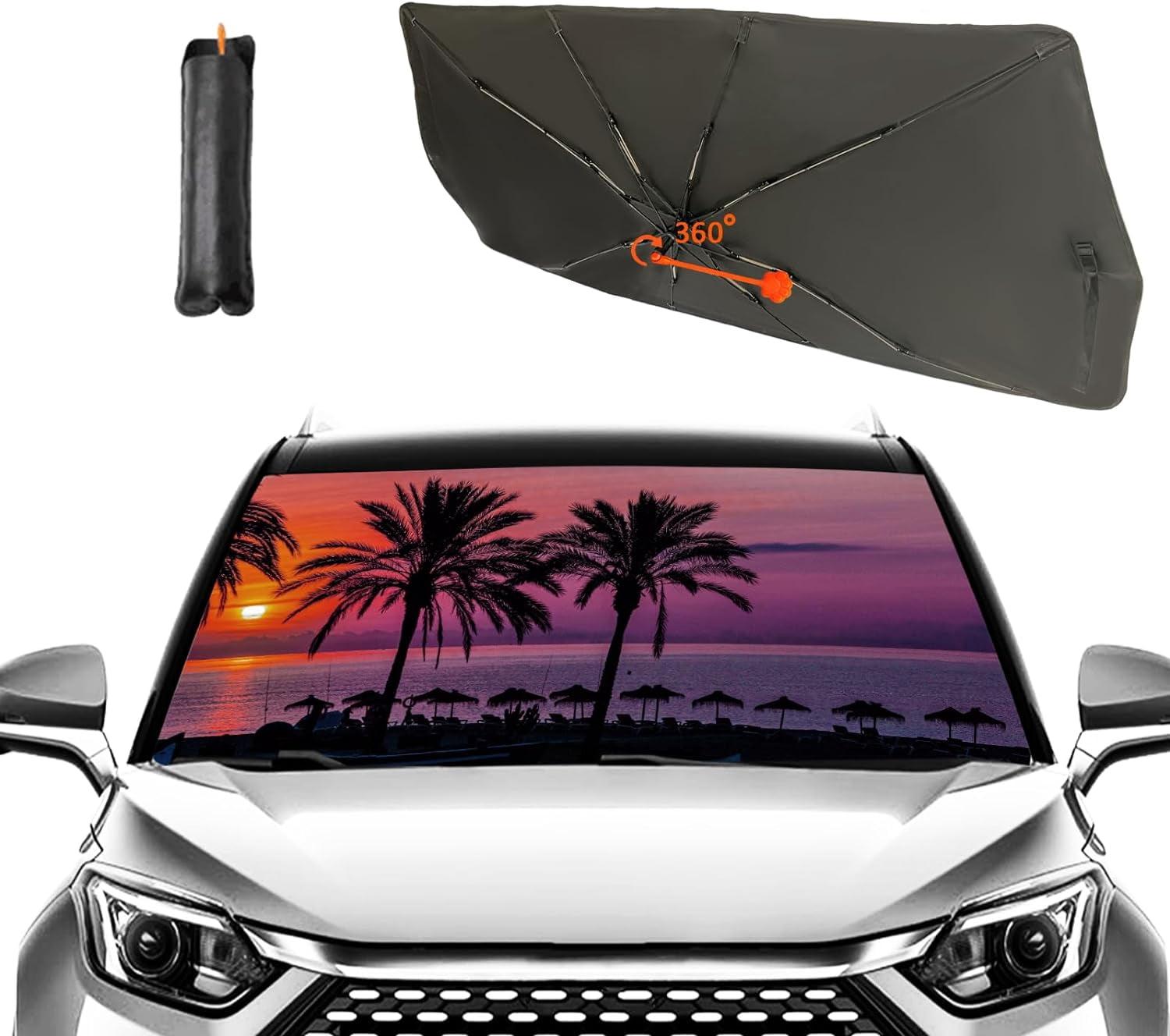 HNIAN Steering Wheel Cover Frog Puerto Rico Flag Universal Frog Puerto