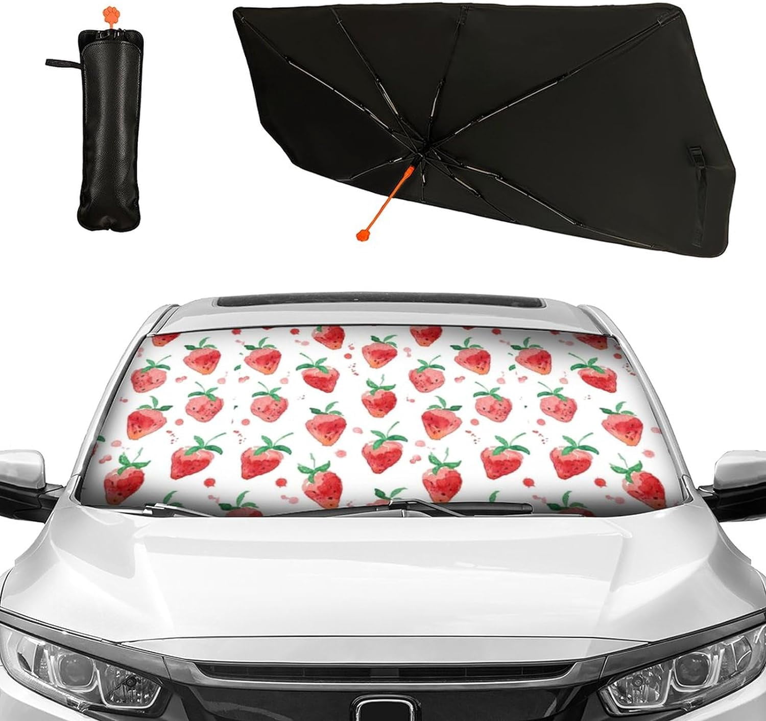 HNIAN Steering Wheel Cover Frog Puerto Rico Flag Universal Frog Puerto