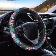 HNIAN Universal Steering Wheel Covers for Car Accessories for Women, Keep Warm in Winter and Cool in Summer 15 Inch
