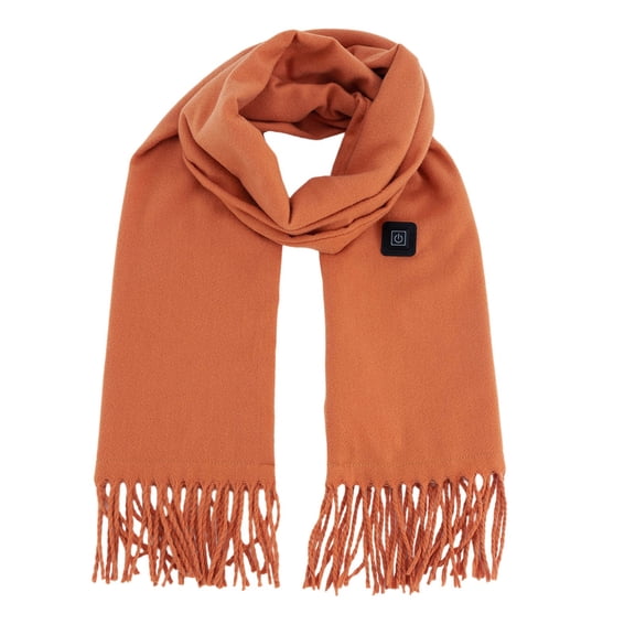 HNMKIU 2025 Fashion Solid Color Unisex Scarf For Men And Women Versatile Fall Winter Comfort Wrap Orange,One Size
