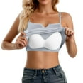 thumbnail image 1 of HNMKIU Adjustable Shelf Bra Camisoles for Women Spaghetti Strap Tank Tops Basic Layering for Comfortable Daily Wear,Size One Size, 1 of 9