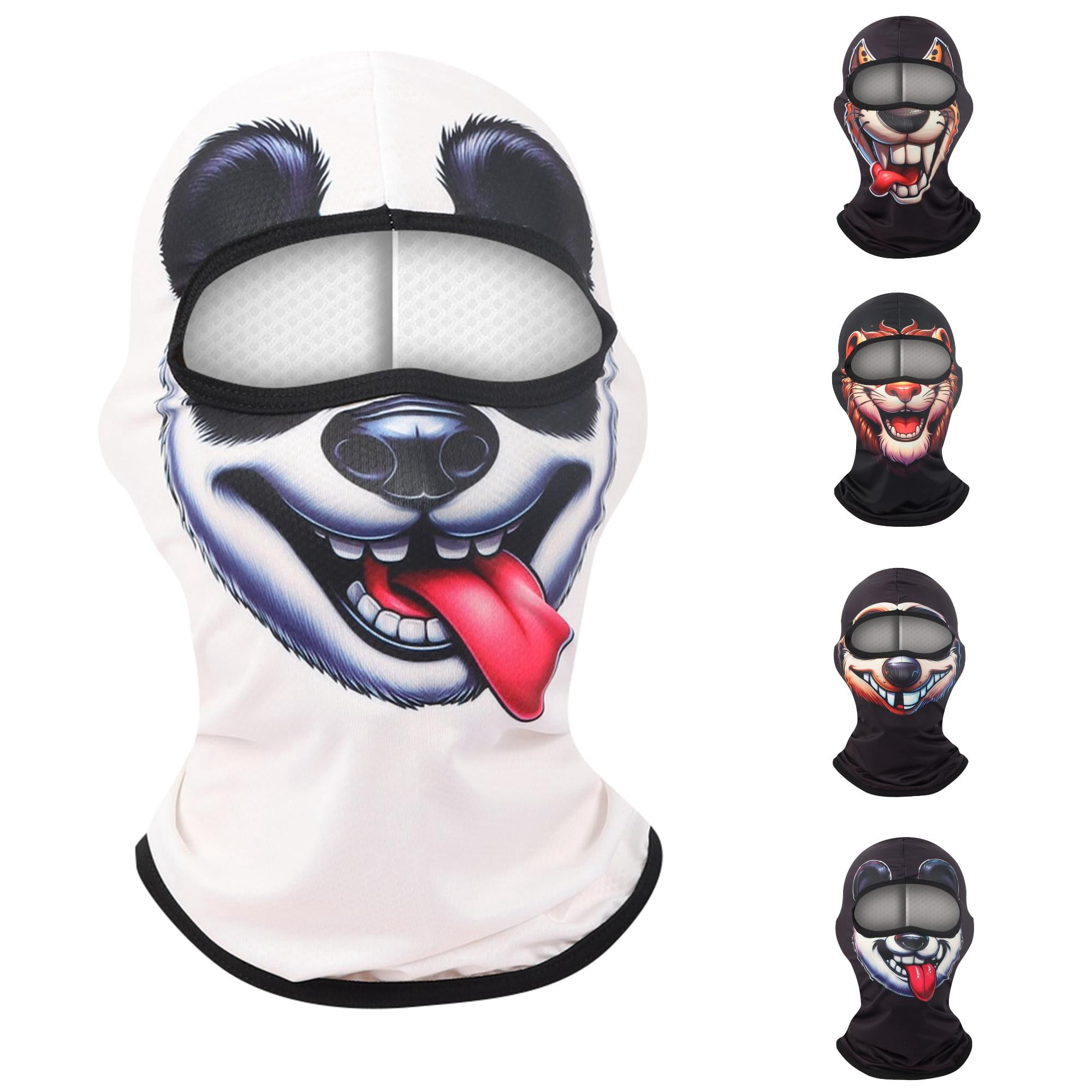 HNMKIU Animal Ski Mask 3D Sunscreen Outdoor Sports Riding Headgear Play ...