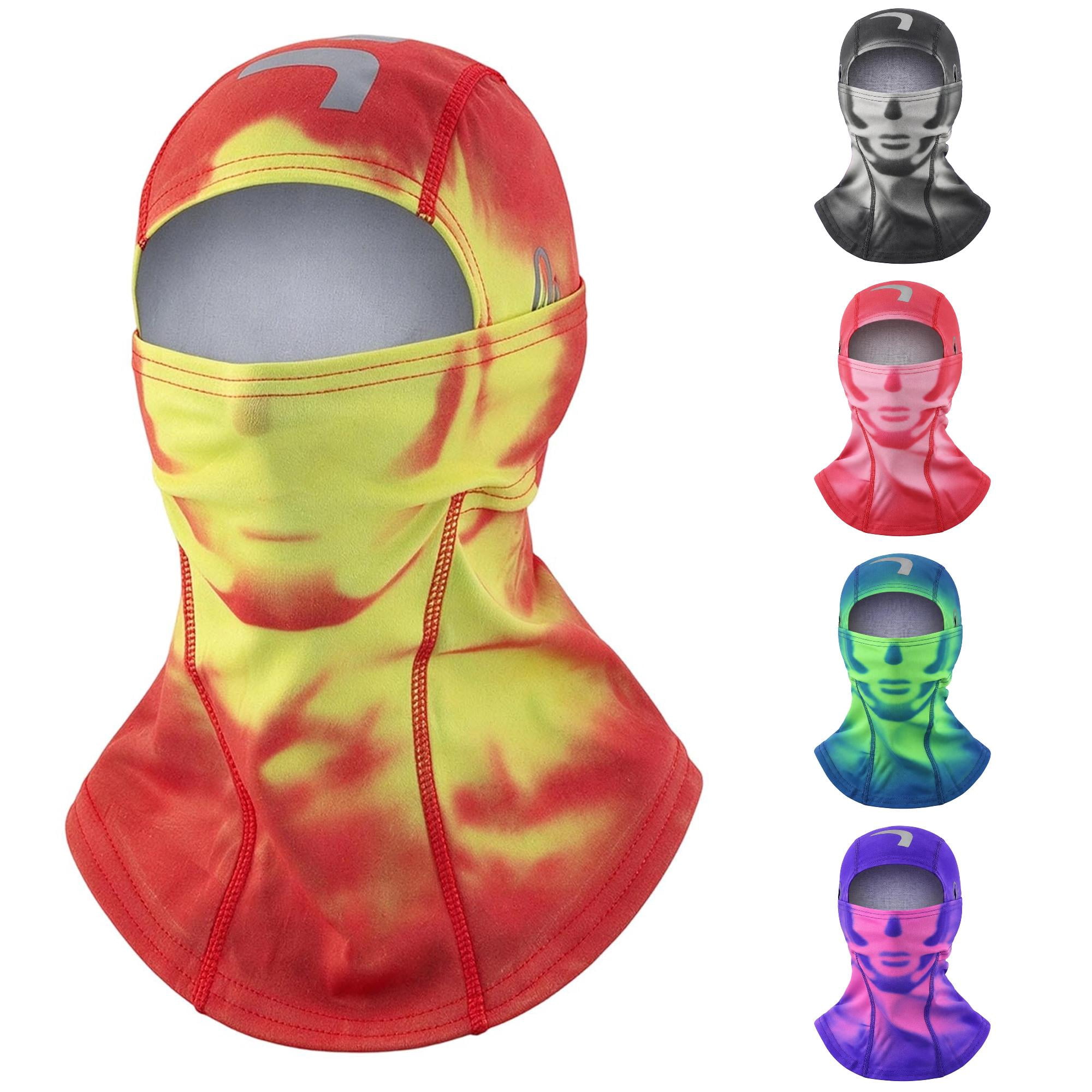 Cold Infant Color HNMKIU Balaclava Thermochromic Reactive Ski Face With Temperature ...