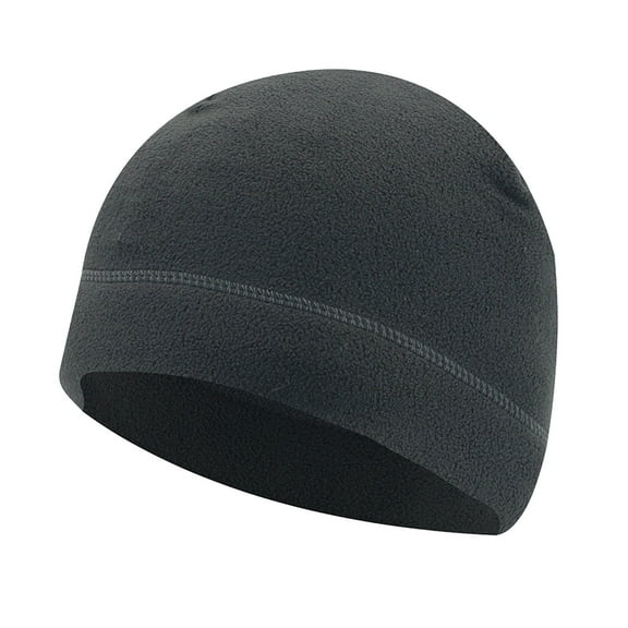 HNMKIU Beret Winter Warm Soft Polar Hat Thick Windproof Skiing Cap for Men and Women Dark Gray,One Size