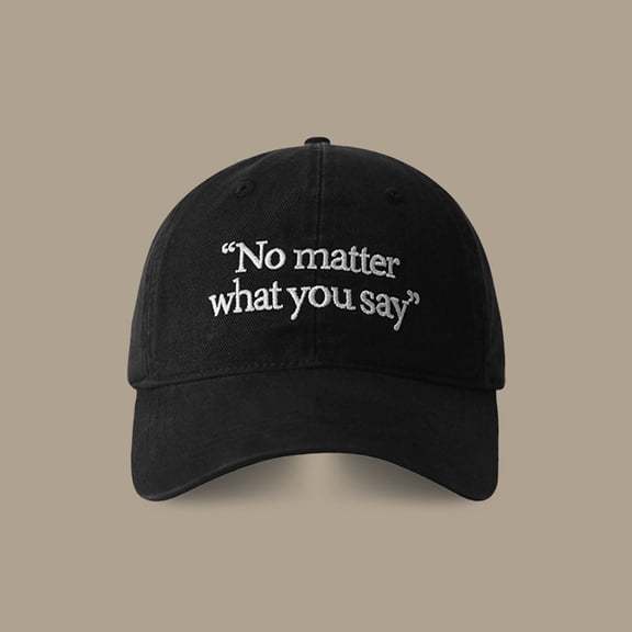 HNMKIU Big Head Round Baseball Cap Embroidered Visor for Men and Women Wide Curved Brim Sun Hat Black,One Size