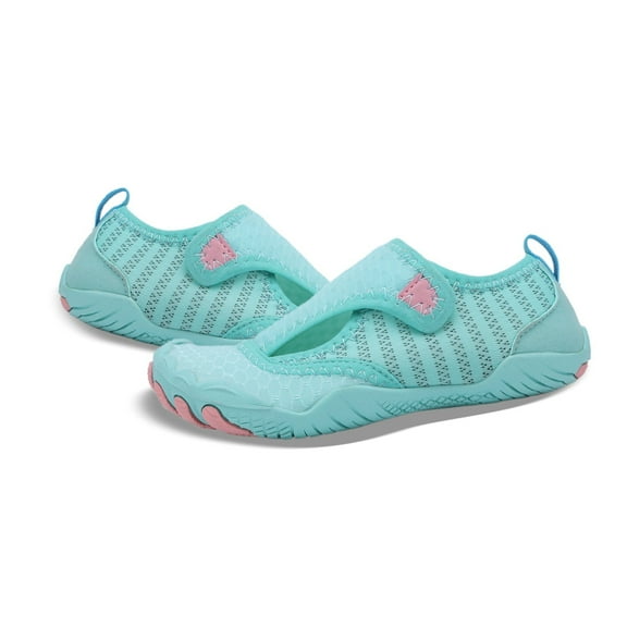 HNMKIU Big Kids Sneakers for Outdoor Beach Sports Swimming Quick-Dry Sandals 4-12Y Mint Green,9.5-10Years