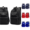 thumbnail image 1 of HNMKIU Black Backpack For School College And Travel Bookbag With 8 Compartments ,Black, 1 of 4