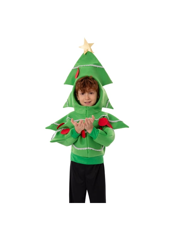 Boys Jacket Christmas Toddler Tree Cosplay Party Coat for Kids Festive Holiday Outerwear Children's Suit