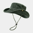 thumbnail image 1 of HNMKIU Breathable Wide Brim Boonie Hat Outdoor Mesh Cap For Sun Travel Fishing Hiking And Camping Adventures Green,One Size, 1 of 2