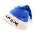 thumbnail image 1 of HNMKIU Christmas DIY Embroidered Knitted Christmas Hat for Men and Women Blue，One Size, 1 of 3