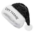 thumbnail image 1 of HNMKIU Christmas DIY Embroidered Sequins Knitted Cap Christmas Hat for Men and Women Black，One Size, 1 of 3