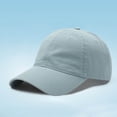 thumbnail image 1 of HNMKIU Classic Dome Baseball Cap for Everyday Casual Wear Adjustable Fit and Timeless Design Ideal for Pairing with Denim and Tees Light Blue,One Size, 1 of 3