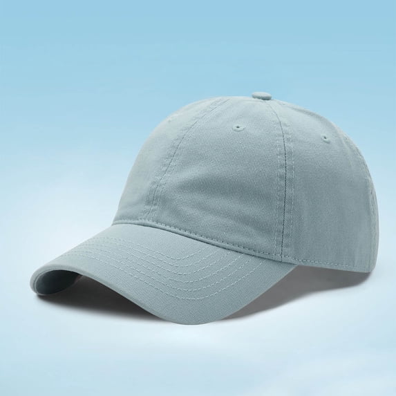 HNMKIU Classic Dome Baseball Cap for Everyday Casual Wear Adjustable Fit and Timeless Design Ideal for Pairing with Denim and Tees Light Blue,One Size