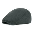 thumbnail image 1 of HNMKIU Classic Herringbone Newsboy Flat Cap for Men Adjustable Comfort Fit Grey,One Size, 1 of 1