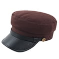 thumbnail image 1 of HNMKIU Classic Unisex Beret Style Baseball Cap for Men and Women with Comfortable Breathable Design Coffee,One Size, 1 of 2