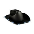 thumbnail image 1 of HNMKIU Colorful Hot Stamped Fabric Cowboy Hat with Lights for Festive Occasions and Outdoor Adventures,Black, 1 of 3